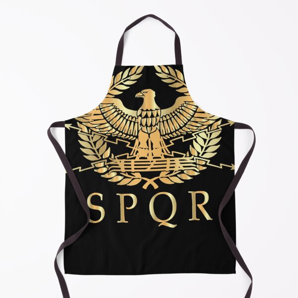 Item preview, SPQR- Roman Empire Standard Eagle Emblem Vintage Gold Shield Classic designed and sold by Lisainiex.