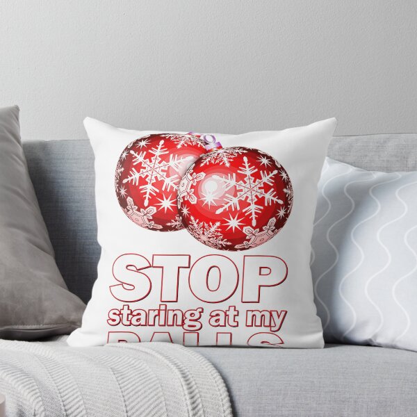 Item preview, stop staring at my balls bauble designed and sold by samirmalini.