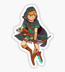 Pegatina enlace zelda aliento de la flecha del arco salvaje