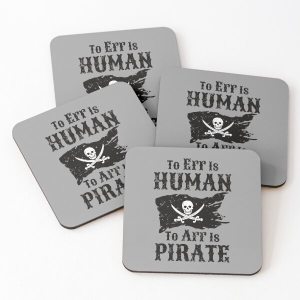 Item preview, To err is Human to arr is Pirate designed and sold by ChailynReed.