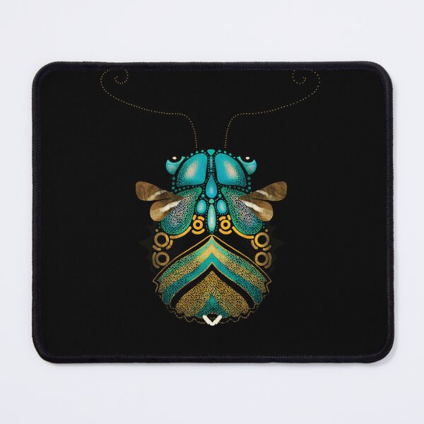 Item preview, Blue Green Beetle Bug designed and sold by Karin Taylor.