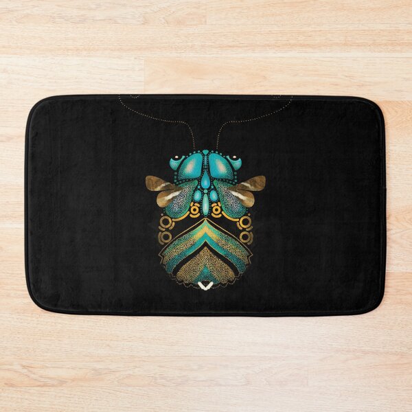 Item preview, Blue Green Beetle Bug designed and sold by Karin Taylor.