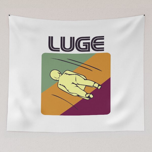 Item preview, Luge Sledding Sledge Race Extreme Winter Sports designed and sold by TastefulTees.