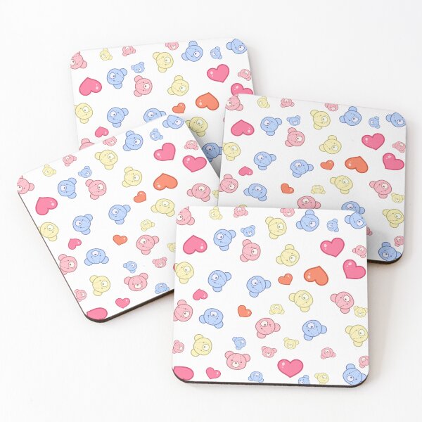 Item preview, Lovely Teddy Bear Confetti with Hearts designed and sold by patternedprints.