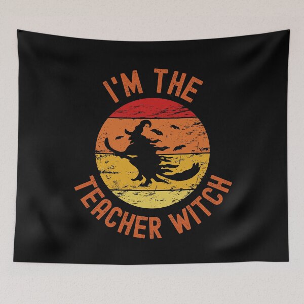 Item preview, Halloween Teacher - I'm The Teacher Witch - School Halloween Party, Autumn Teacher, Fall Teacher designed and sold by jadedscientist.