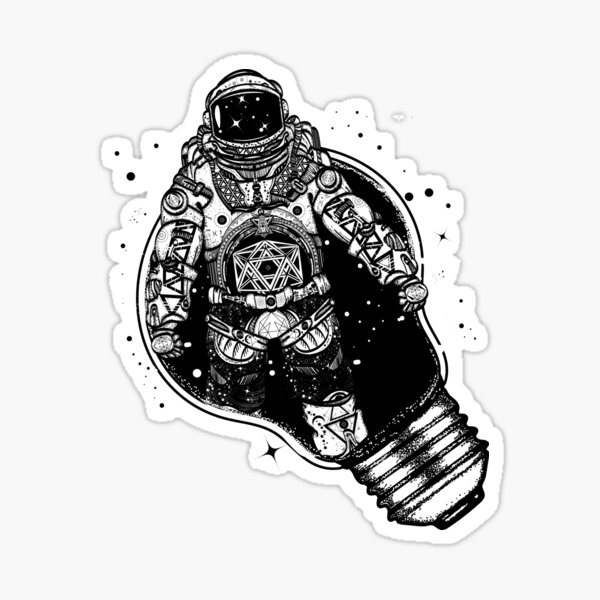 Astronauta Pegatina