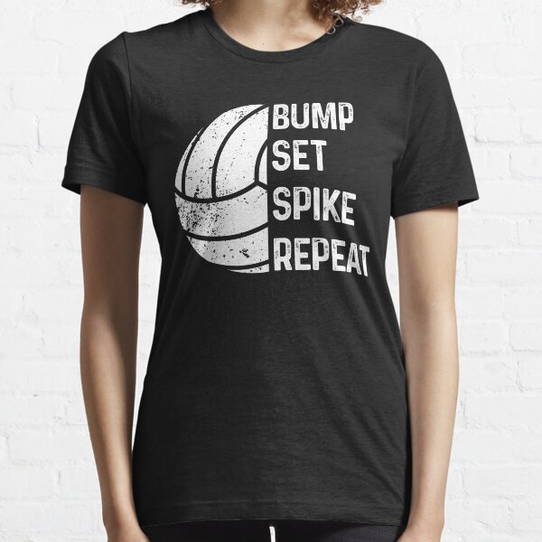 Item preview, Volleyball Bump Set Spike Repeat designed and sold by AdventureTee.