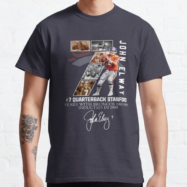 Unisex Vintage 1998 Denver Broncos John Elway Tee