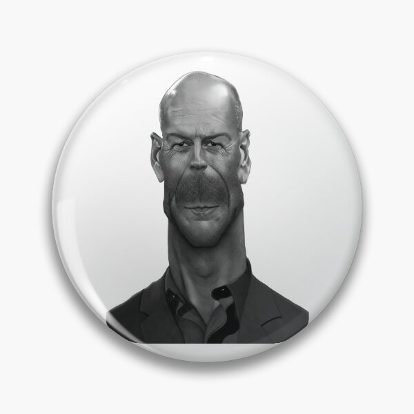 Item preview,  Caricature Bruce Willis  designed and sold by MaryStrupp.