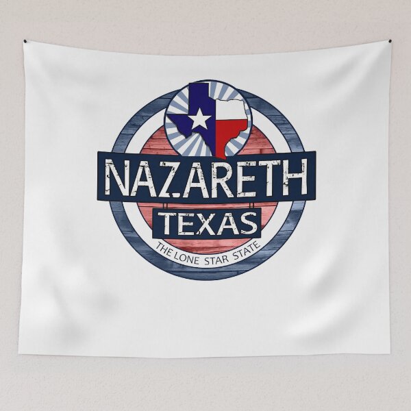 Item preview, Nazareth Band Rock Scotland Hard Formed In Dunfermline Nazareth Texas Rustic Wood Circle Britania Cl designed and sold by HalleHoughton.