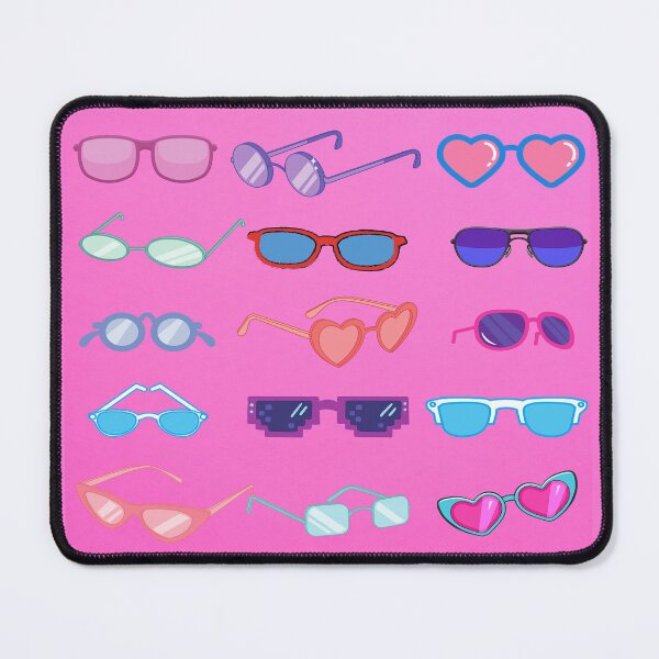 Item preview, Pretty Sunglasses On Pink Background Design designed and sold by debmund.