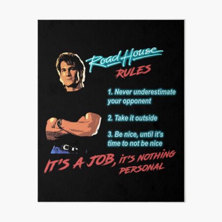 Item preview, Roadhouse Rules Gift Men Women designed and sold by SvenKunz.