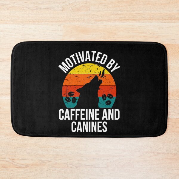 Item preview, Motivated by Caffeine and Canines - Coffee And Dog Lovers  designed and sold by chetan786.