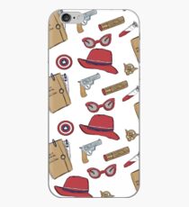 Agent Carter all over print- regular iPhone Case