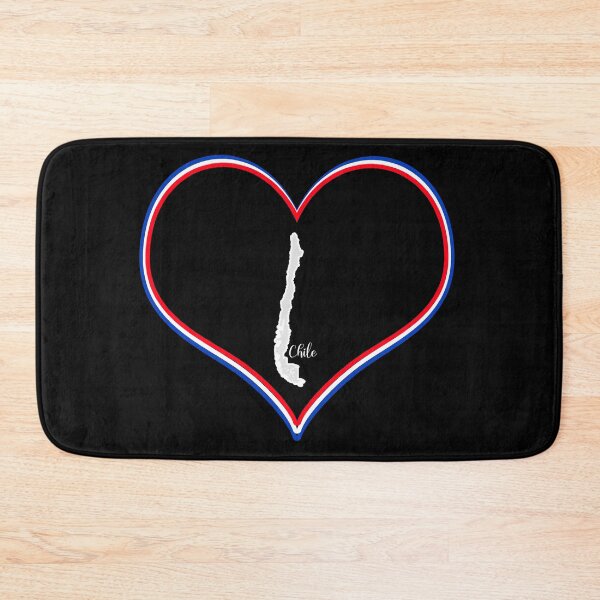 Item preview, Black heart map of Chile designed and sold by Astralia.