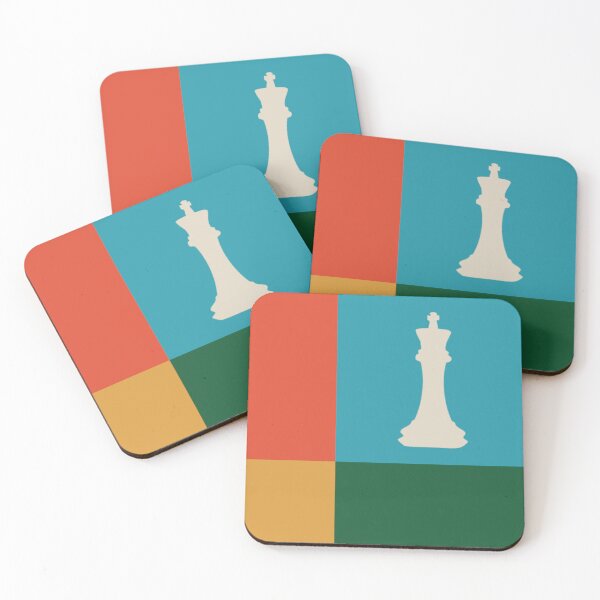 Item preview, Retro Colored Chess Checkmate designed and sold by RyanCaudell.