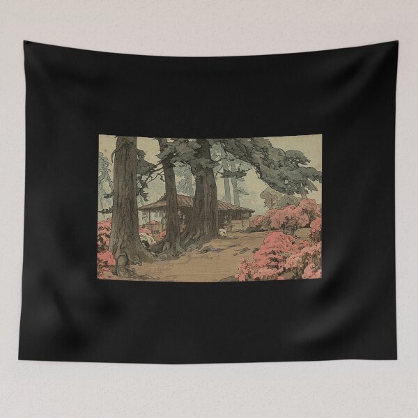 Item preview, Tea House - Yoshida Hiroshi Art Print designed and sold by daubsvnemami.