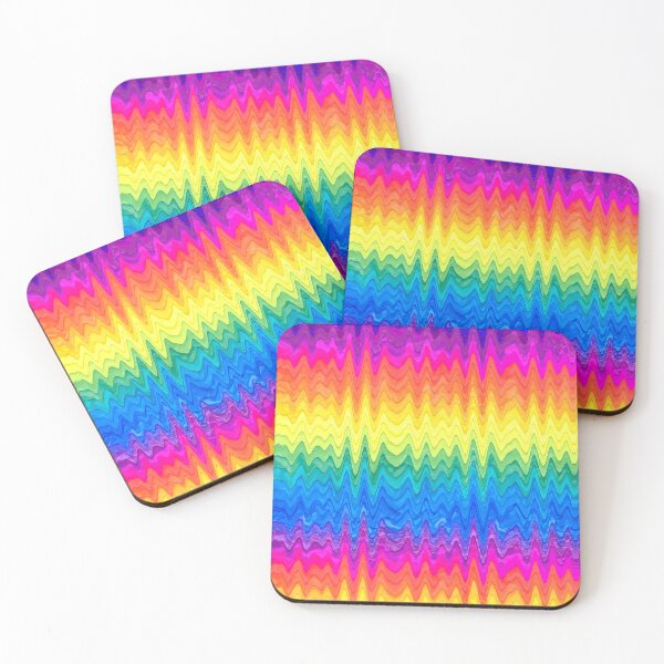 Item preview, Beautiful and Colorful Marbleized Rainbow Rake Design designed and sold by Tara Thralls.