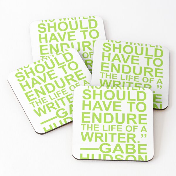 Item preview, "No Writer Should Have To Endure The Lift Of A Writer"-Gabe Hudson designed and sold by aaronfields.