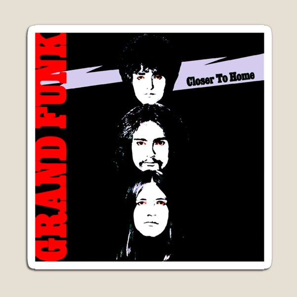 GRAND FUNK RAILROAD album discography magnet (3.75 x 4.75 magnet)
