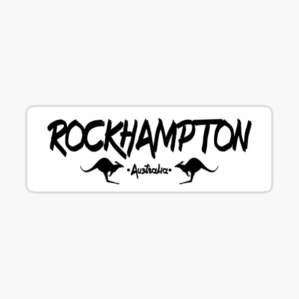 "Rockhampton Australia Tag" Sticker for Sale by WaterClimber Redbubble
