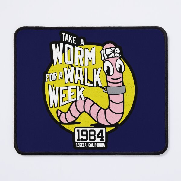 Item preview, Take A Worm For A Walk Week Karate Kid, Basic Novelty, Graphics Female Cotton White, Good Idea designed and sold by HALLHOCLA.