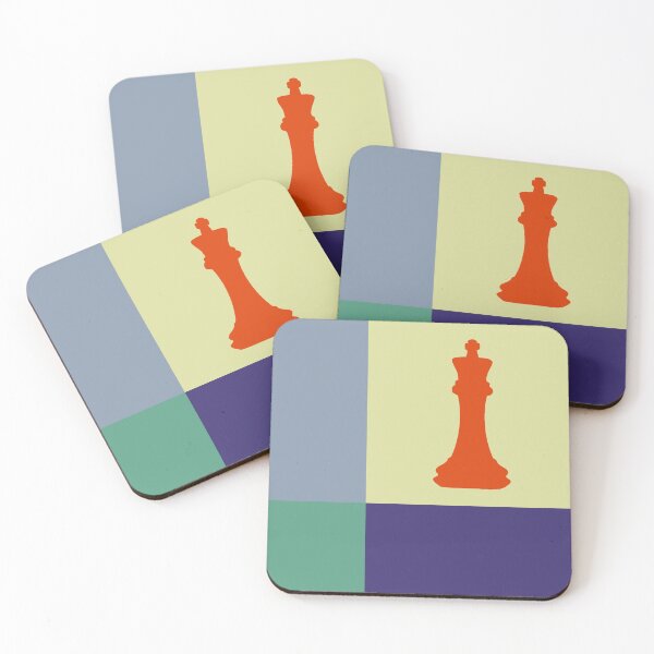 Item preview, Dark Retro Colored Chess Checkmate designed and sold by RyanCaudell.