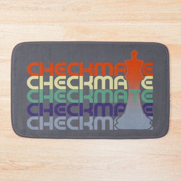 Item preview, Dark Retro Colored Chess Checkmate designed and sold by RyanCaudell.