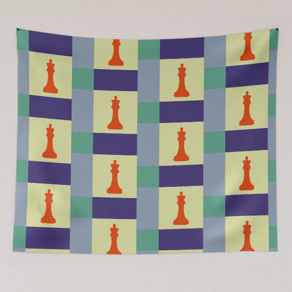 Item preview, Dark Retro Colored Chess Checkmate designed and sold by RyanCaudell.