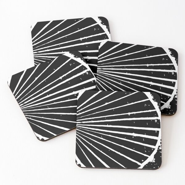 Item preview, Shell Rays (left) printmaking art designed and sold by JenJoiner.