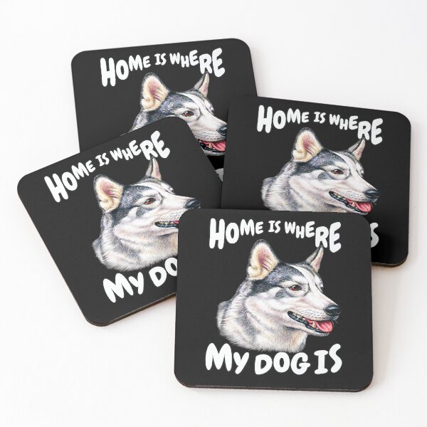 Item preview, Husky Dog Pet Owner Home Is Where My Dog Is Siberian Husky  designed and sold by lapriaglenn.