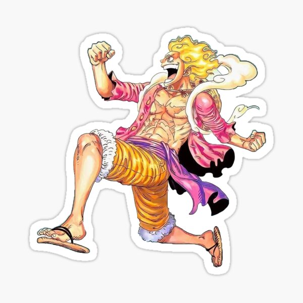 Luffy as Nika running PNG Image