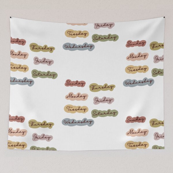 Item preview, All the days of the Week (Monday to Sunday) - Day of the Week designed and sold by slicksdesigns.