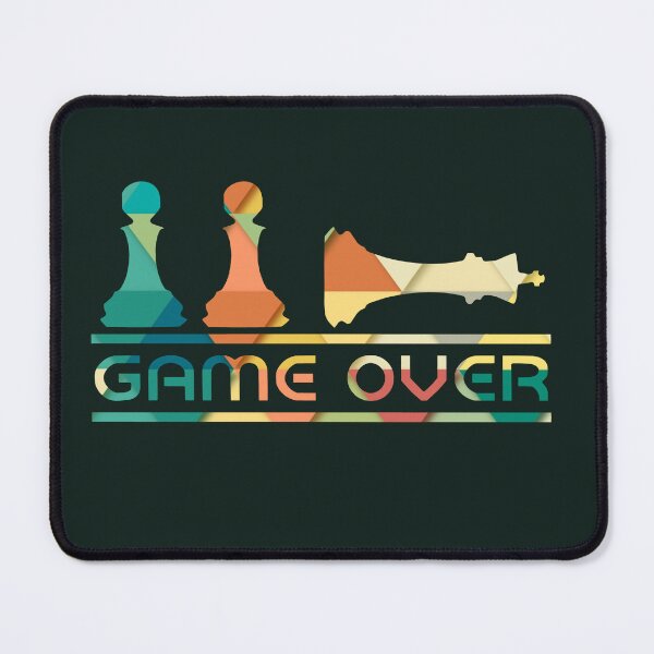 Item preview, Colored Triangular Pattern Chess Game Over designed and sold by RyanCaudell.