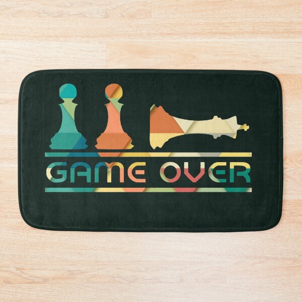 Item preview, Colored Triangular Pattern Chess Game Over designed and sold by RyanCaudell.