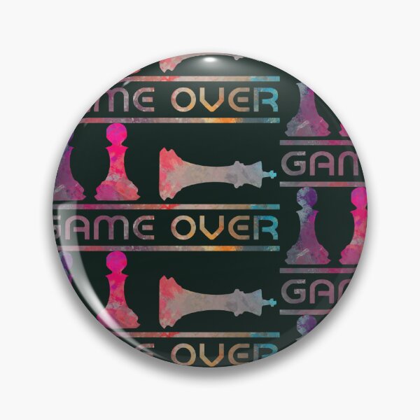 Item preview, Abstract Vibrant Colored Chess Game Over designed and sold by RyanCaudell.