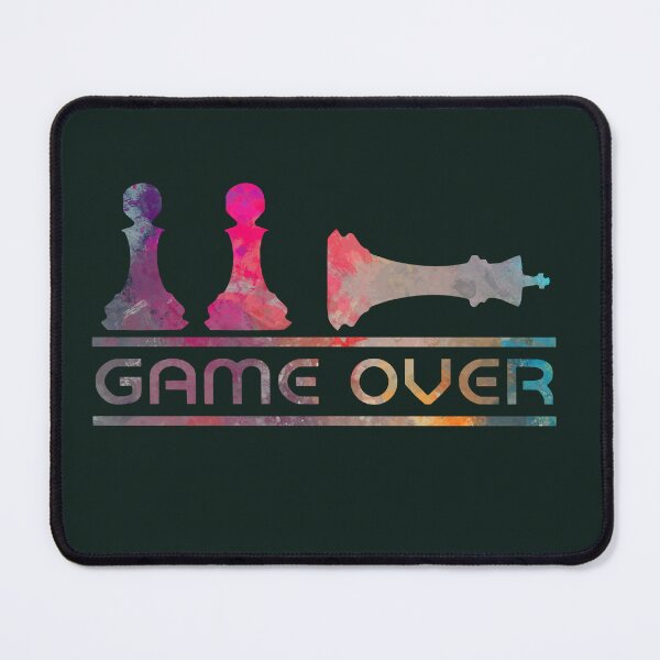Item preview, Abstract Vibrant Colored Chess Game Over designed and sold by RyanCaudell.