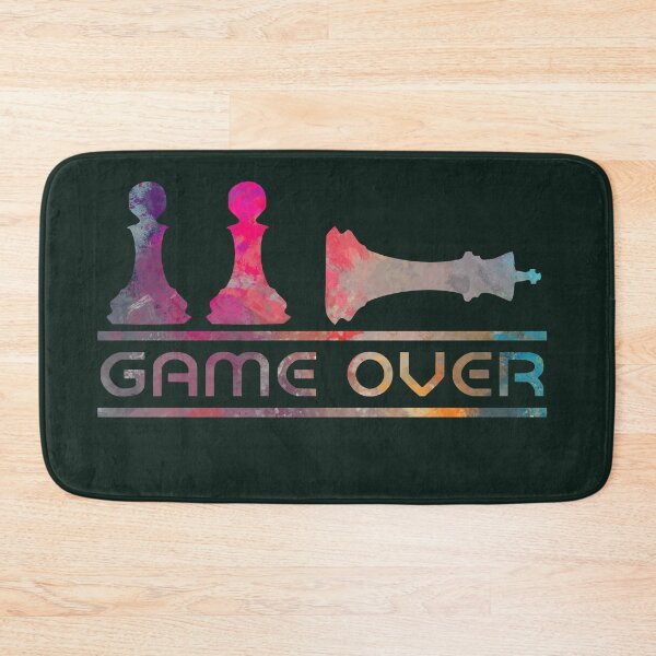 Item preview, Abstract Vibrant Colored Chess Game Over designed and sold by RyanCaudell.