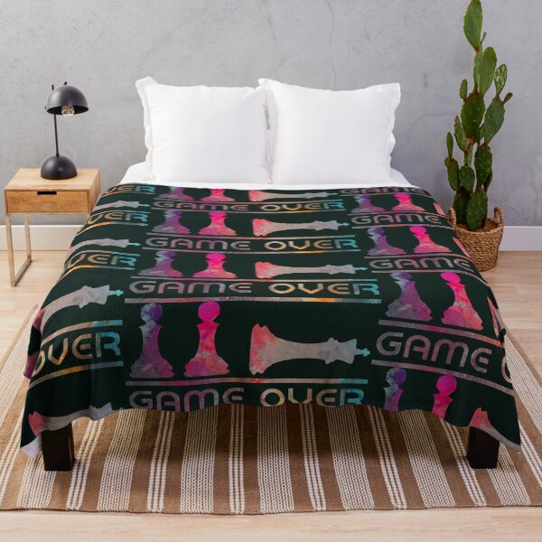 Item preview, Abstract Vibrant Colored Chess Game Over designed and sold by RyanCaudell.