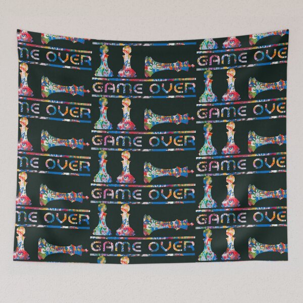 Item preview, Graffiti Wall Colored Chess Game Over designed and sold by RyanCaudell.