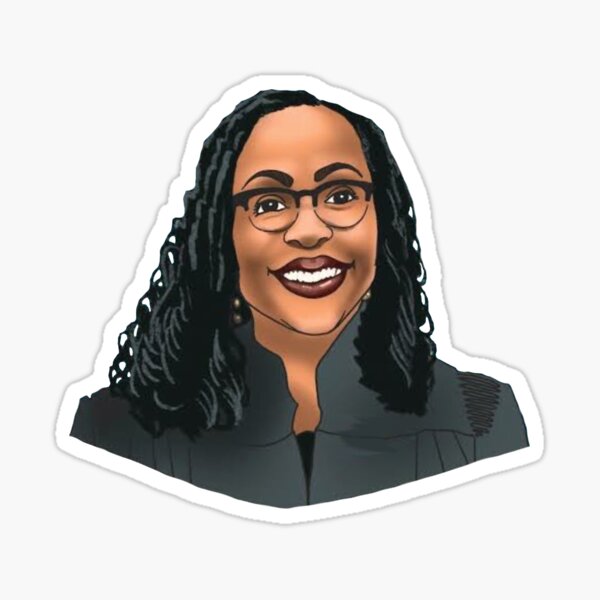 &ldquo;Ketanji Brown Jackson&rdquo; Sticker by CatchyDesigners | Redbubble