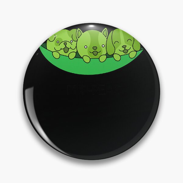 Item preview, Pup-peas Design with peas disguised as puppies in a shell designed and sold by rileyamiy.