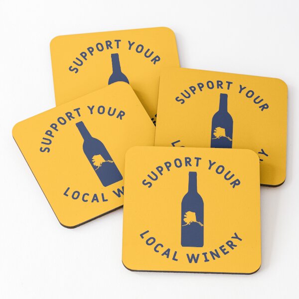 Item preview, Support Your Local Winery Alaska designed and sold by fearcity.