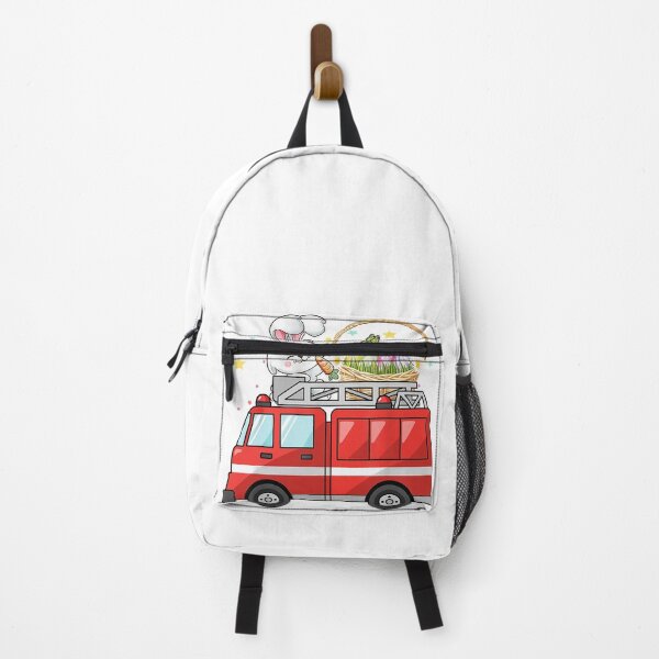 Item preview, Bunny Riding Firetruck Easter Day Firefighter Happy Easter designed and sold by Danielle6695.