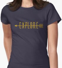 Camiseta entallada para mujer Explorar (flecha)