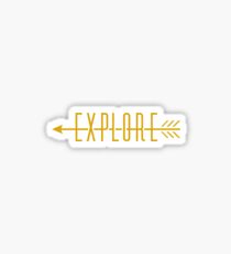 Explore (Arrow) Sticker