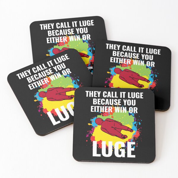 Item preview, Luge Sledding Sledge Race Extreme Winter Sports designed and sold by TastefulTees.