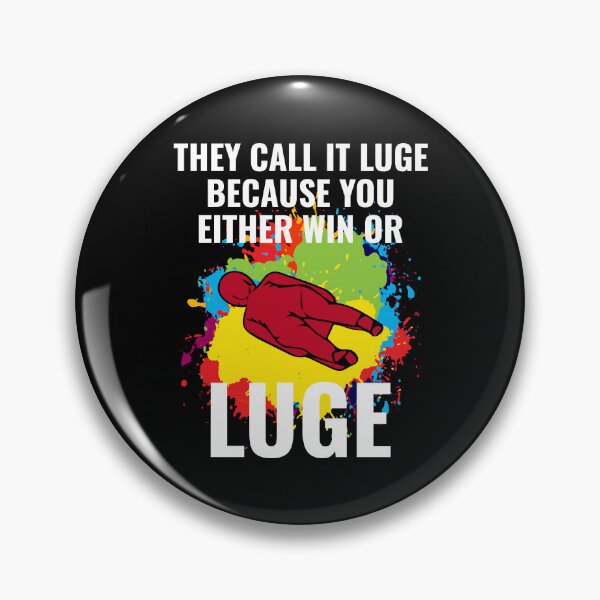 Item preview, Luge Sledding Sledge Race Extreme Winter Sports designed and sold by TastefulTees.