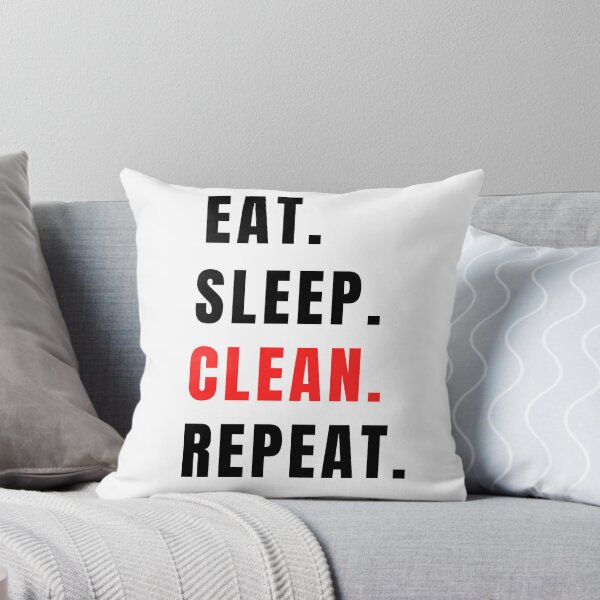 Item preview, Eat. Sleep. Clean, Repeat. designed and sold by LadyViry.