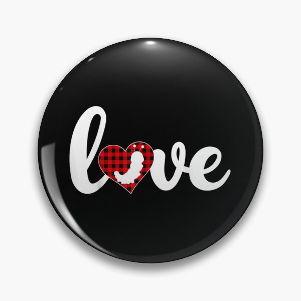 Item preview, Caterpillar Lover Buffalo Plaid Love Caterpillar Valentine  Long Sleeve . designed and sold by ortmanxgzela.